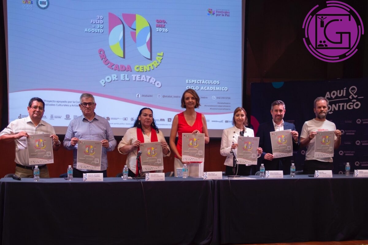 Querétaro será escenario de la XVII Cruzada Central por el Teatro con 50 actividades gratuitas
