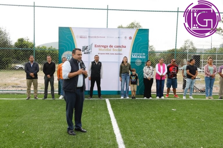 Entrega Gaspar Trueba nueva cancha y anuncia mejoras en espacios deportivos
