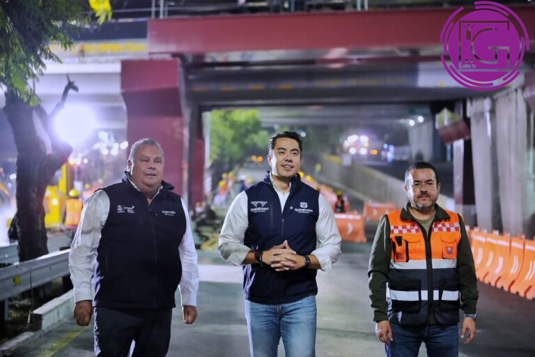 Amplían a siete los carriles de circulación en Bernardo Quintana