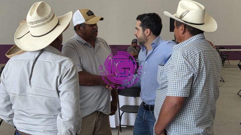 Acerca Dorantes a Conagua con productores agropecuarios