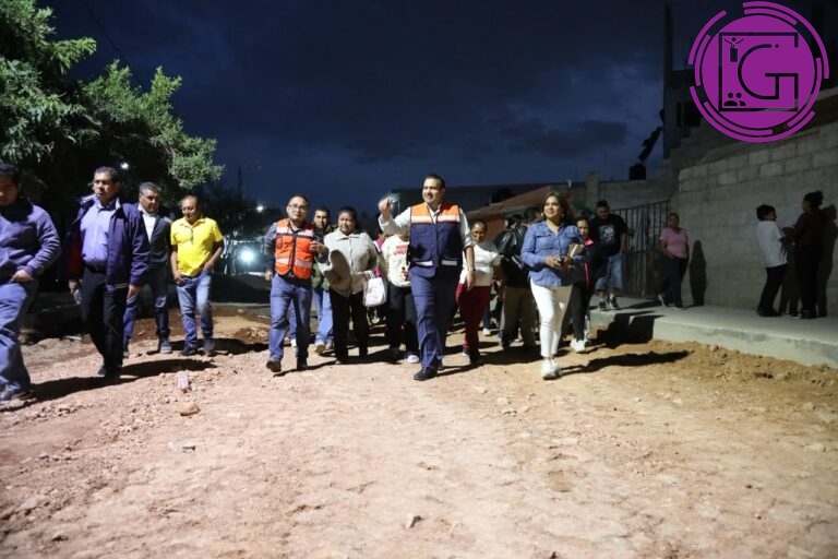 Supervisa Gaspar Trueba urbanización integral de la calle El Potrero en Galeras
