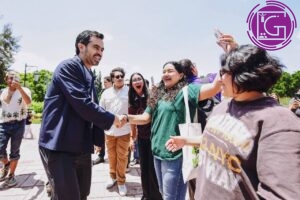 Jorge Álvarez Máynez dialoga con jóvenes de la UAQ sobre el “México Nuevo”
