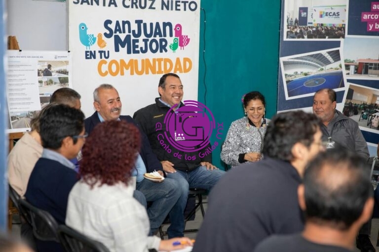 Lleva Roberto Cabrera atención ciudadana y acciones a Santa Cruz Nieto