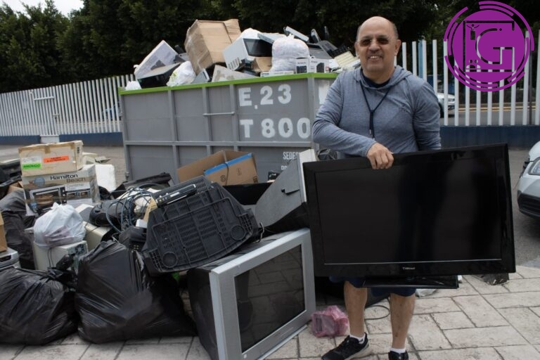 Recolecta Reciclatón más de 250 kilos de PET y cuatro contenedores de electrónicos