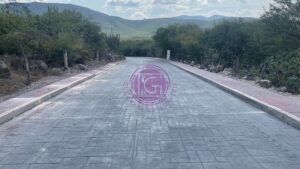 Avanza al 95% obra de la calle El Cochinito en Arroyo Seco