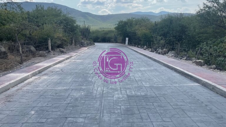 Avanza al 95% obra de la calle El Cochinito en Arroyo Seco
