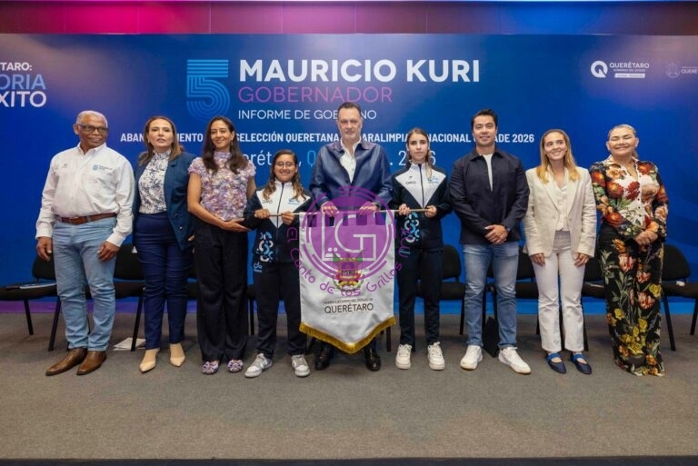 Abandera Kuri a 165 atletas rumbo a la Paralimpiada Nacional