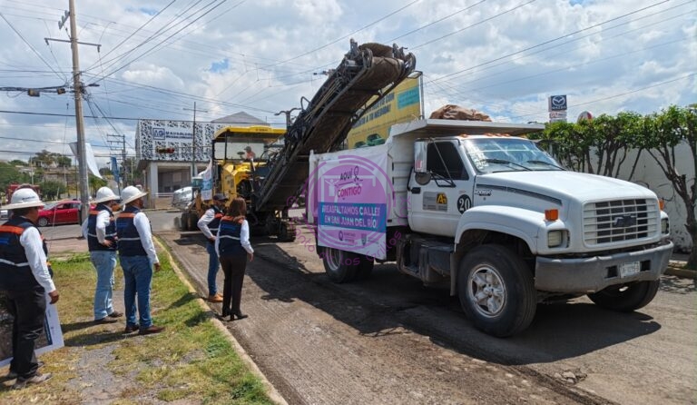 Rehabilitan cuatro vialidades de SJR con inversión de 20 mdp
