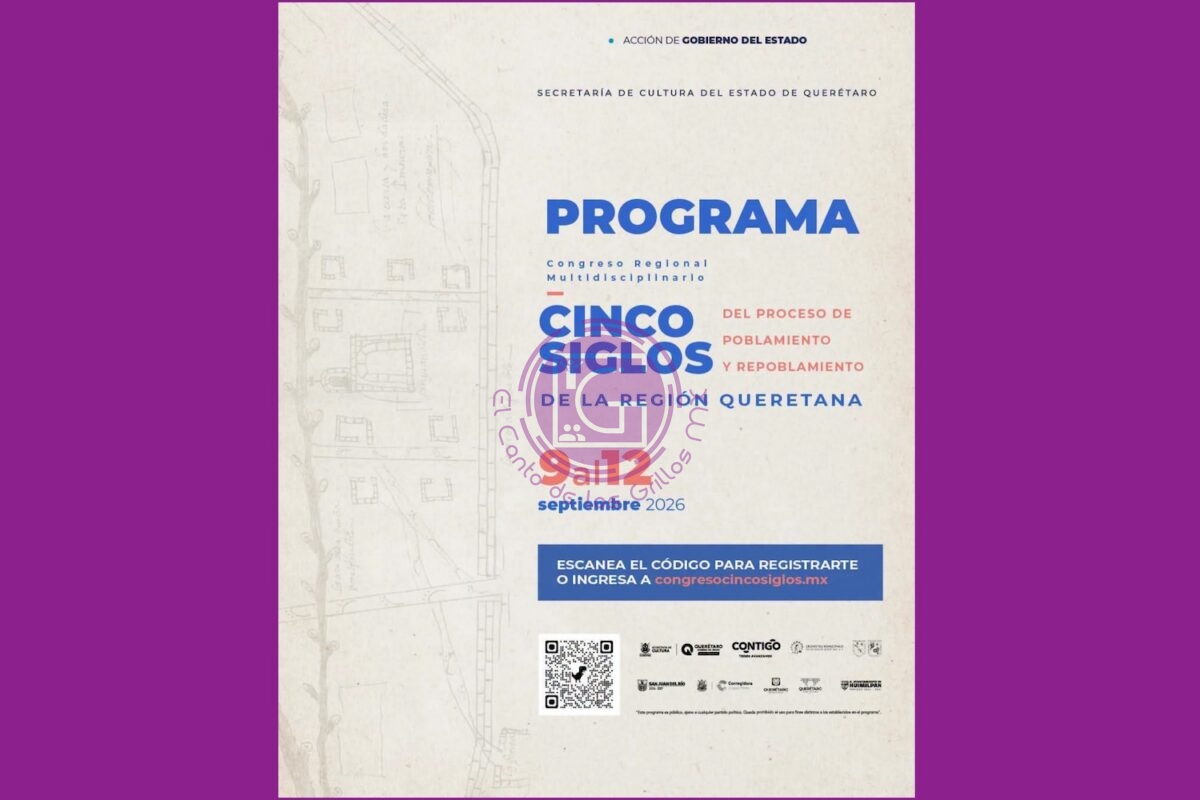 Anuncian Congreso Regional sobre cinco siglos de poblamiento de Querétaro