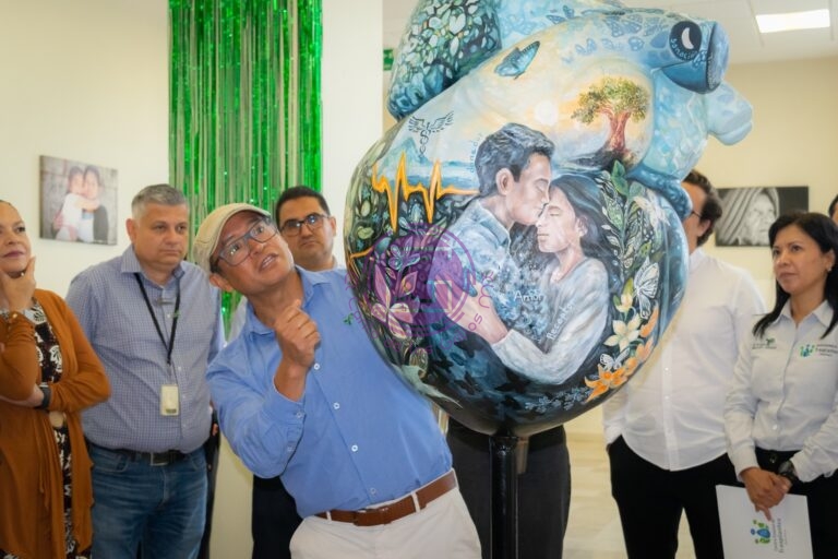 Entregan corazón pictórico al Hospital General de SJR