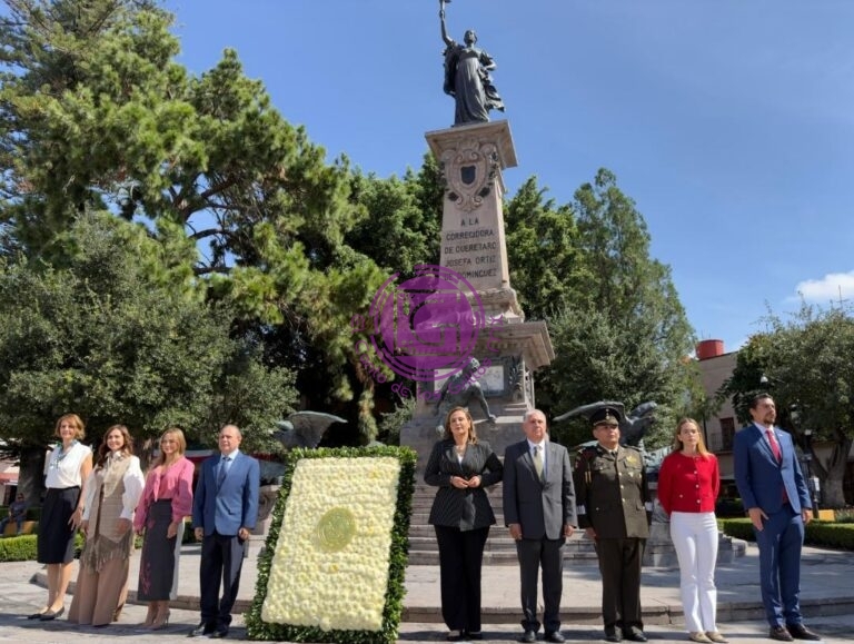Rinden homenaje a Doña Josefa Ortiz de Domínguez
