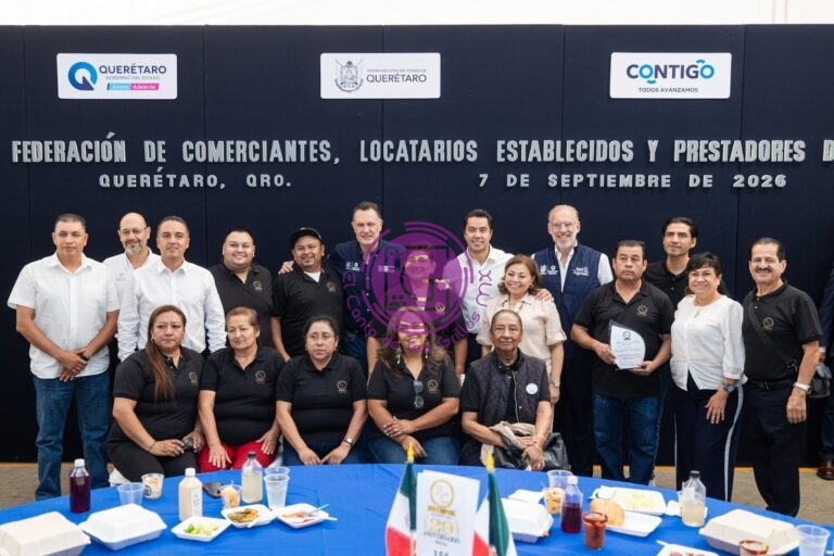 Reconoce Kuri a seis mil comerciantes agremiados a Fecopse