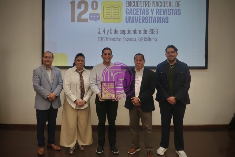 Recibe Gaceta UAQ reconocimiento nacional por su trayectoria y labor universitaria