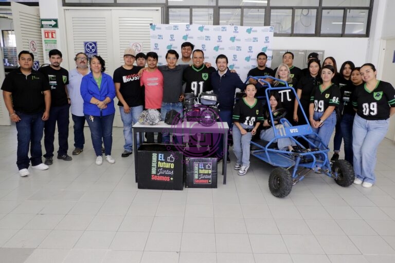 Donan motor y transmisión a estudiantes de la UTC para proyecto Baja SAE