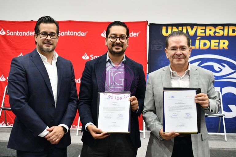 Fortalecen UTEQ y Santander empleabilidad de estudiantes y egresados