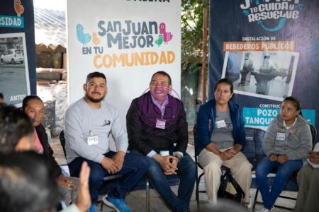 Lleva Roberto Cabrera atención y obras a La Magdalena