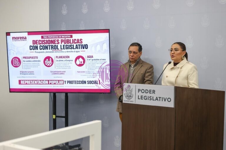 Impulsa Morena reformas para transparentar presupuesto y garantizar acceso al agua