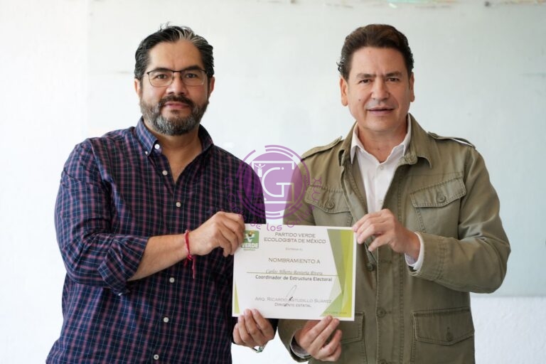 Nombra PVEM a Carlos Rentería como coordinador de Estrategia Electoral en Querétaro