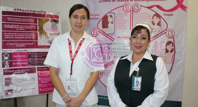Refuerza IMSS Querétaro acciones para detectar a tiempo el cáncer de mama